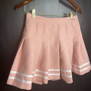 Pleated Mini Skirt